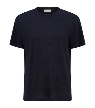 Shop Sandro Linen T-shirt