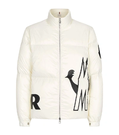 Shop Moncler Friesian Logo Graphic Jacket