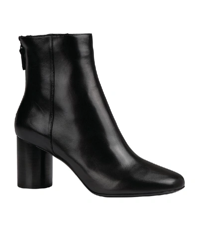Shop Sandro Leather Ankle Boots 75