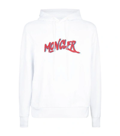 Shop Moncler Cotton Logo Hoodie