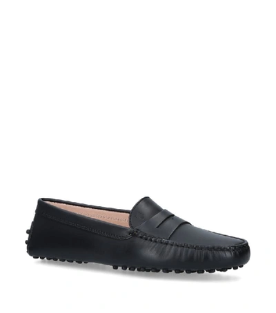 Shop Tod's Leather Gommino Driving Shoes