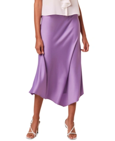 Shop French Connection Draped Asymmetrical Skirt In Soft Violet