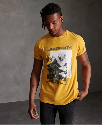 Superdry Japan Code T-shirt In Yellow | ModeSens
