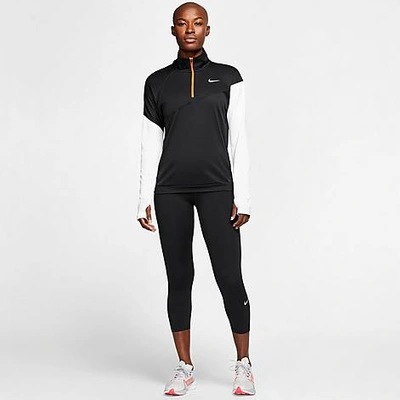 Shop Nike Women's Epic Lux Crop Running Tights In Black