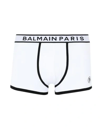 Shop Balmain Boxer In White