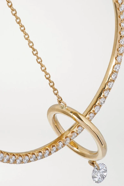Shop Persée Orbite 18-karat Gold Diamond Earring