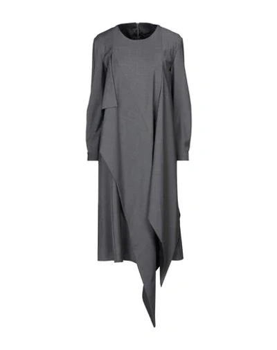 Shop Alessandro Dell'acqua Knee-length Dress In Lead