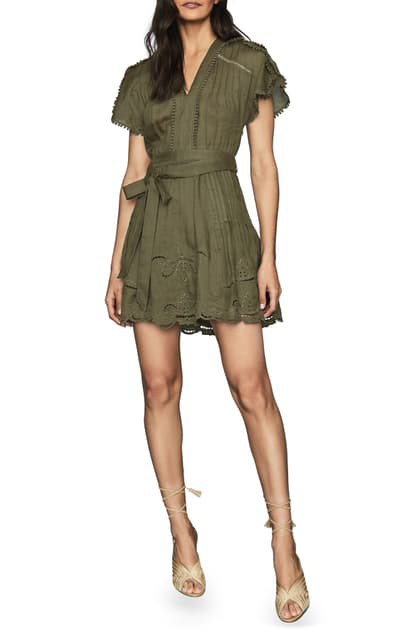 reiss khaki dress