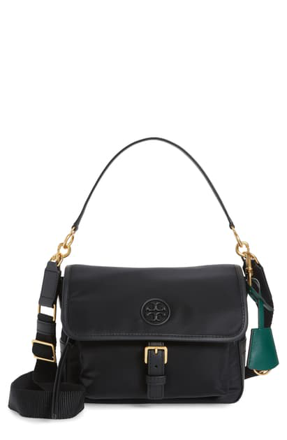 tory burch black nylon crossbody