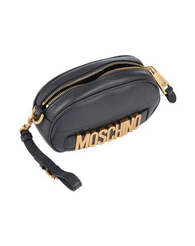 Shop Moschino Backpack & Fanny Pack In Lead