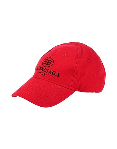 Shop Balenciaga Hat In Red