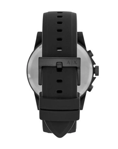 Shop Armani Exchange Wrist Watch In Black