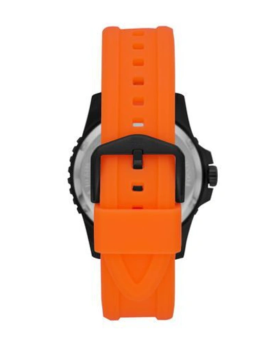 Shop Fossil Wrist Watch In Orange