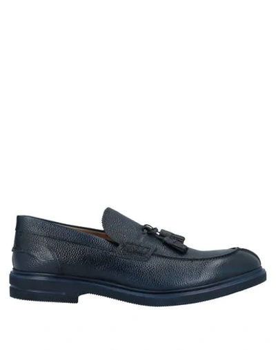 Shop Zenith Loafers In Dark Blue