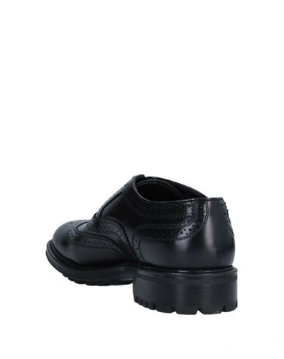 Shop Doucal's Lace-up Shoes In Black