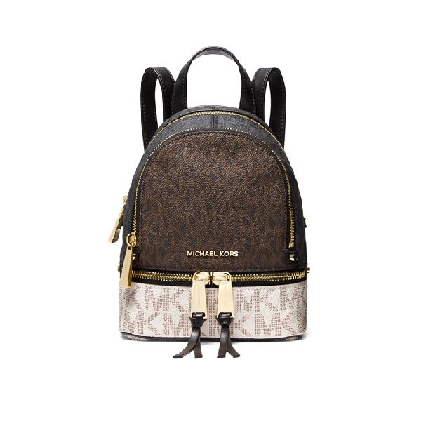 michael kors rhea mini logo backpack