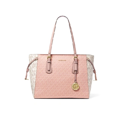 Michael michael kors voyager hot sale medium logo tote bag