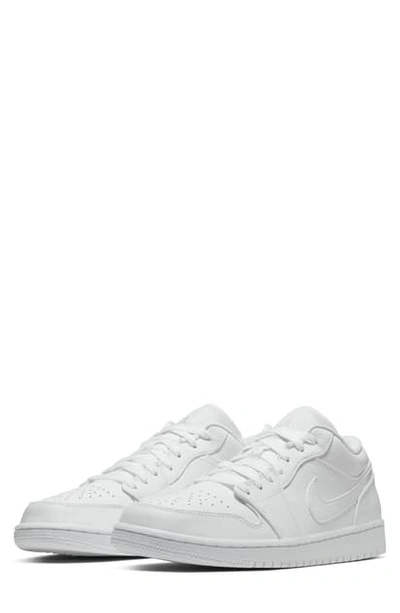 Shop Jordan 1 Low Sneaker In White/ Grey Fog/ White