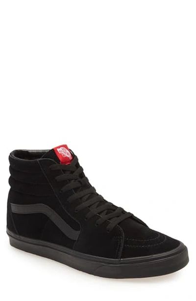 Shop Vans Sk8-hi Sneaker In Black/ Black