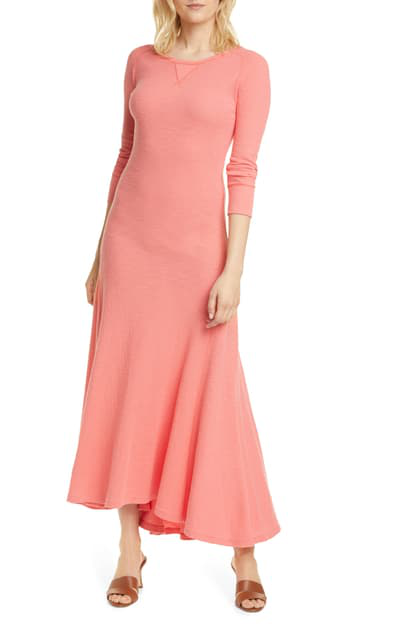 ralph lauren waffle knit maxi dress