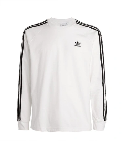 Shop Adidas Originals Trefoil 3-stripes Logo Top