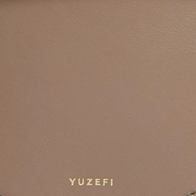 Shop Yuzefi Leather Doris Shoulder Bag