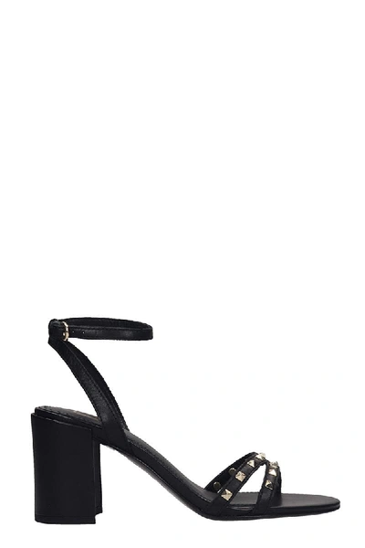 Shop Ash Janis 01 Sandals In Black Leather