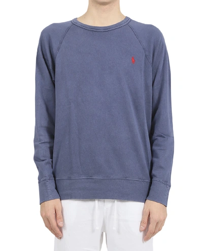 Shop Polo Ralph Lauren Navy Sweatshirt