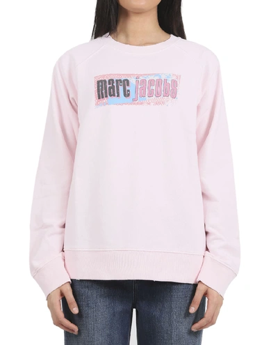 Shop Marc Jacobs X Pretty In Pink Pink Sweatshirt