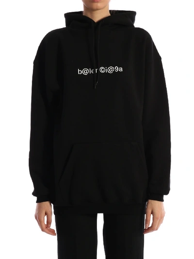 Shop Balenciaga Symbolic Sweatshirt Black