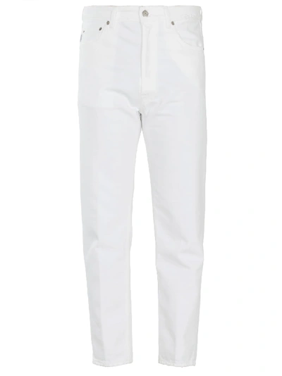 Shop Golden Goose Happy Trousers In White