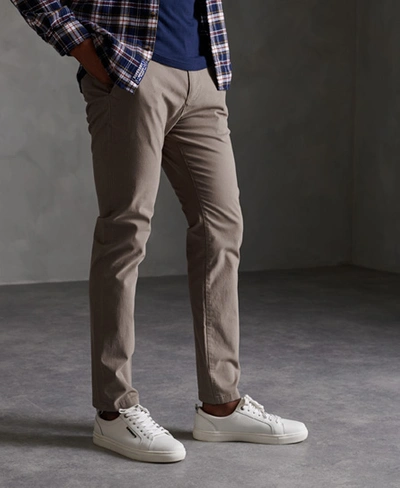 Shop Superdry Edit Chino Trousers In Beige