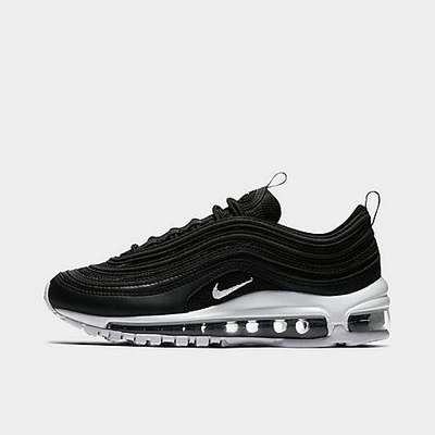 Shop Nike Big Kids' Air Max 97 Casual Shoes In Black/white