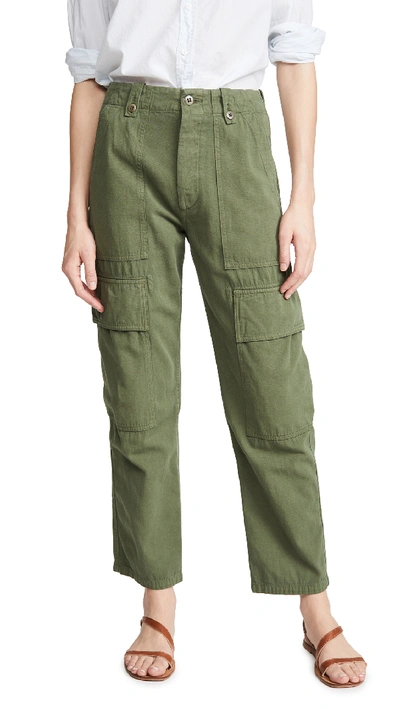 Shop Citizens Of Humanity Zadie High Rise Surplus Pants In Aloe