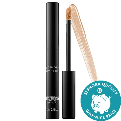 Shop Sephora Collection Clear And Cover Acne Treatment Cream Concealer With 2% Salicylic Acid 5 Beige 0.12 oz/ 3.5 ml