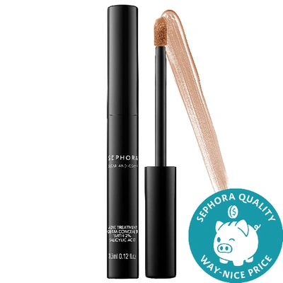 Shop Sephora Collection Clear And Cover Acne Treatment Cream Concealer With 2% Salicylic Acid 8 Amber 0.12 oz/ 3.5 ml