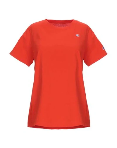 Shop Champion T-shirt In Orange
