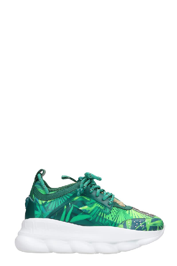 versace sneakers green