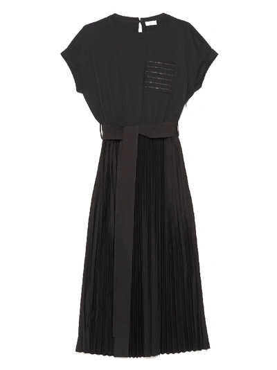Shop Brunello Cucinelli Dress In Black