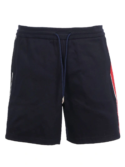 Shop Thom Browne Bermuda Shorts In Navy