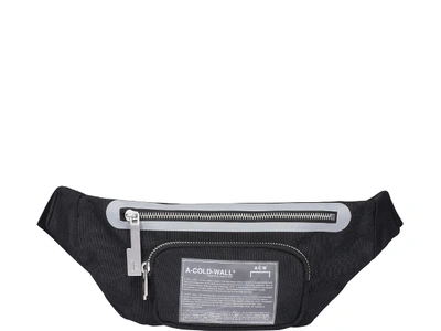 Shop A-cold-wall* A-cold-wall Mission Statement Belt Bag In Black