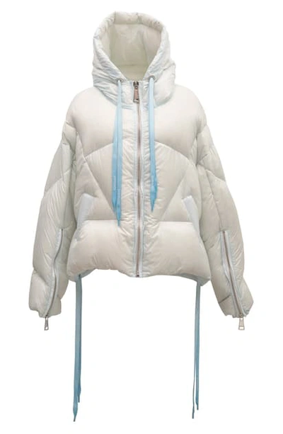 Shop Khrisjoy Khris Waterproof Down Puffer Jacket In Ice