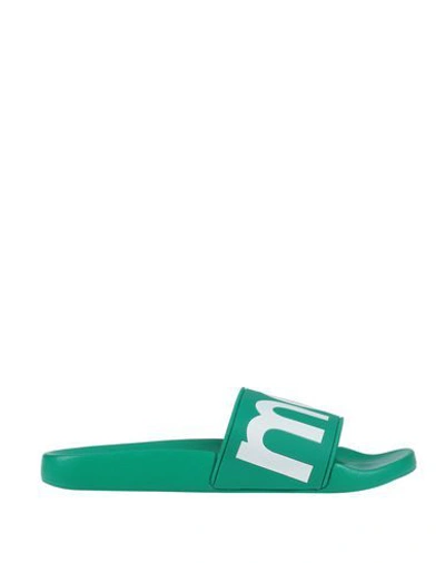 Shop Isabel Marant Woman Sandals Green Size 5 Rubber