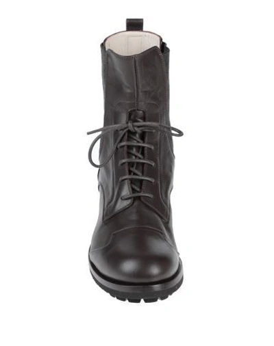 Shop Alberto Fermani Ankle Boots In Dark Brown