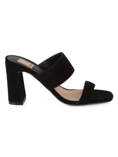 Shop Dolce Vita Rokko Suede Sandals In Black