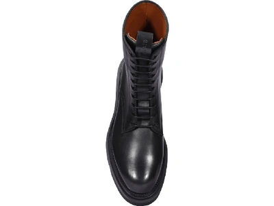 Shop Givenchy Combat Lace Up Boots In Black