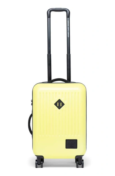 Shop Herschel Supply Co Small Trade 23-inch Rolling Suitcase In Highlight