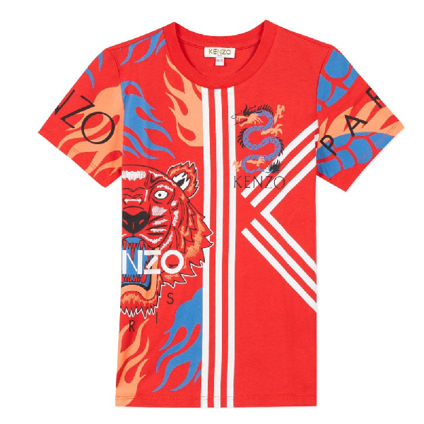 kenzo t shirt red