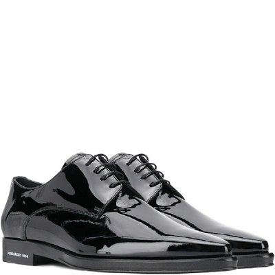 Shop Dsquared2 Leather Loafers In Black