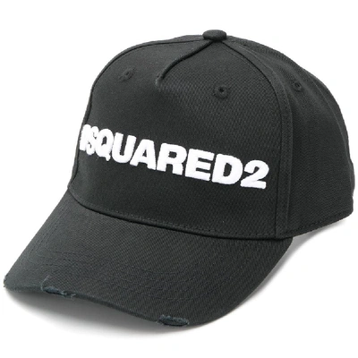 Dsquared2 Contemporary Black And White Baseball Cap